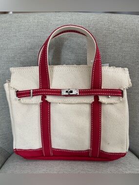 Viral Birkin inspired Boat and tote style handbag